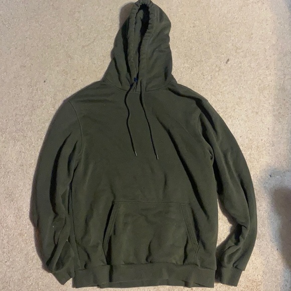 Olive green H&M hoodie - Picture 1 of 3